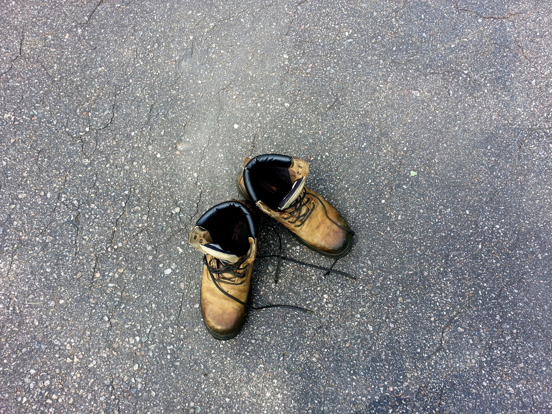 boots asphalt shoe free photo