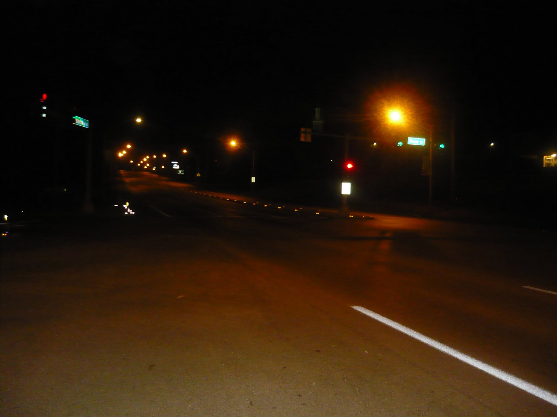 highway road night free photo