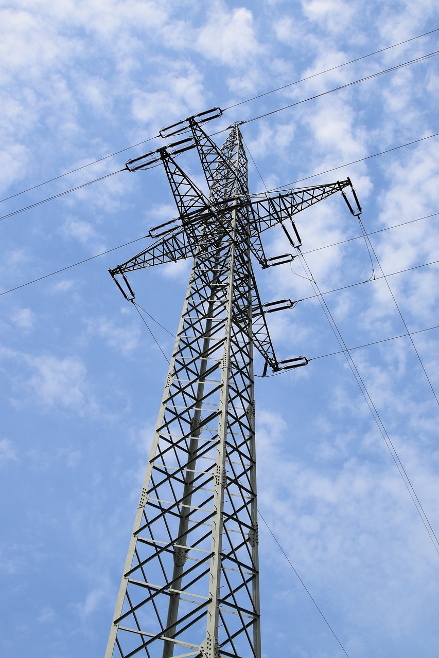 energy mast metal tower free photo
