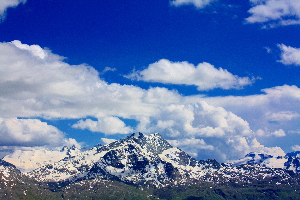 engadin mountain switzerland free photo