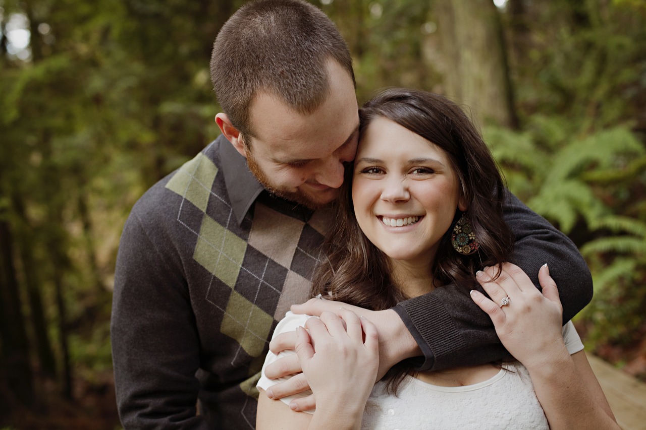 engagement couple love free photo