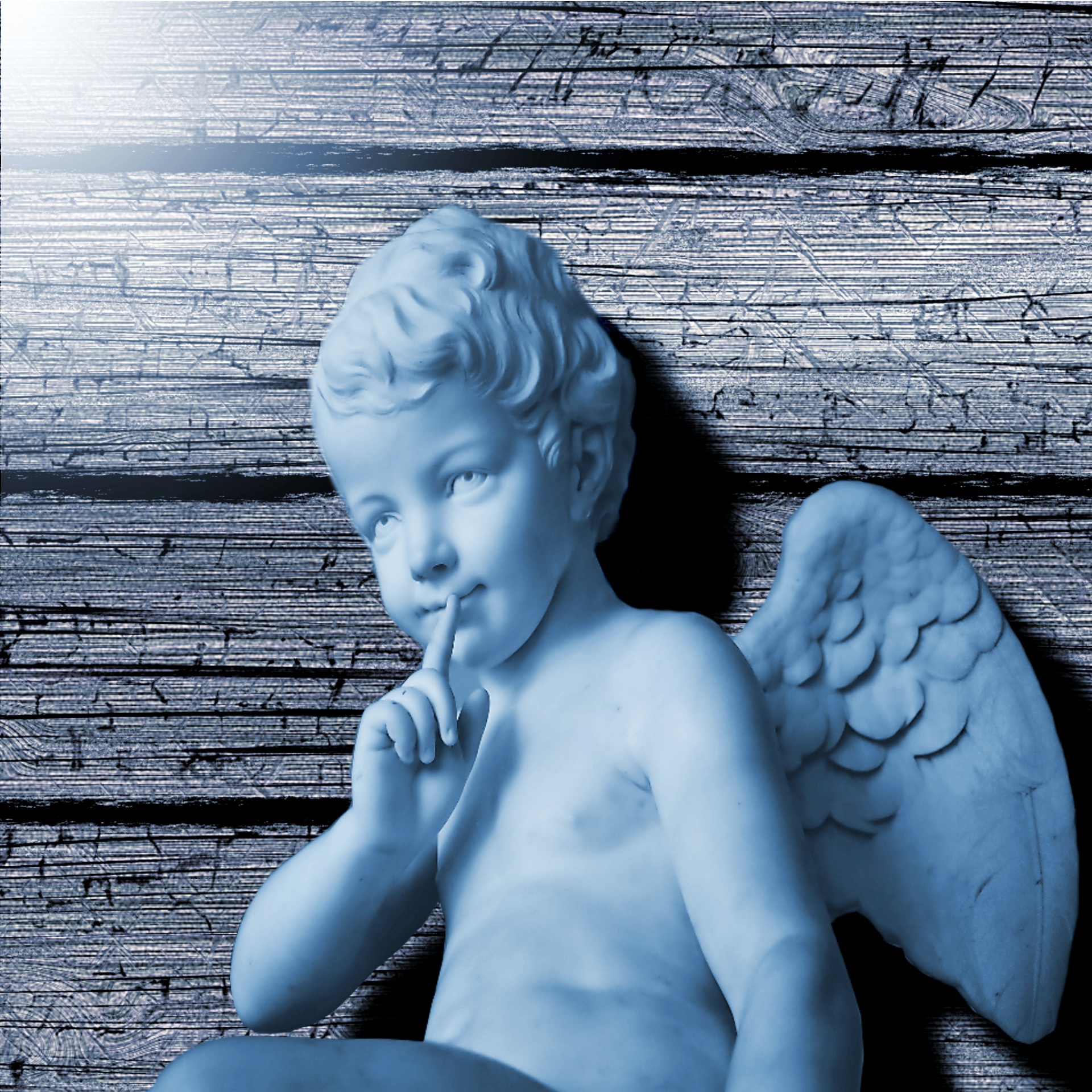 angel wood light free photo