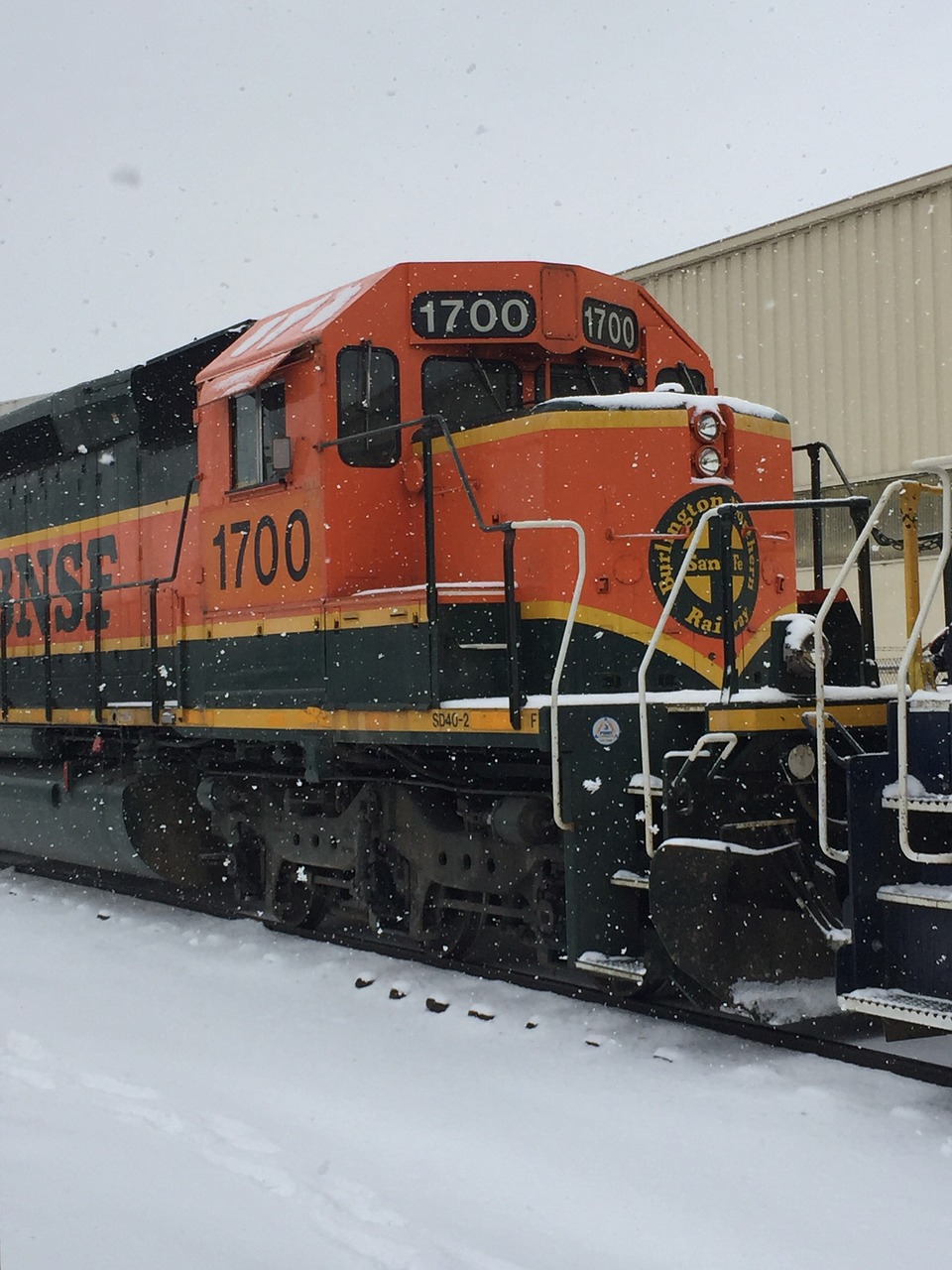 engine snow bnsf free photo