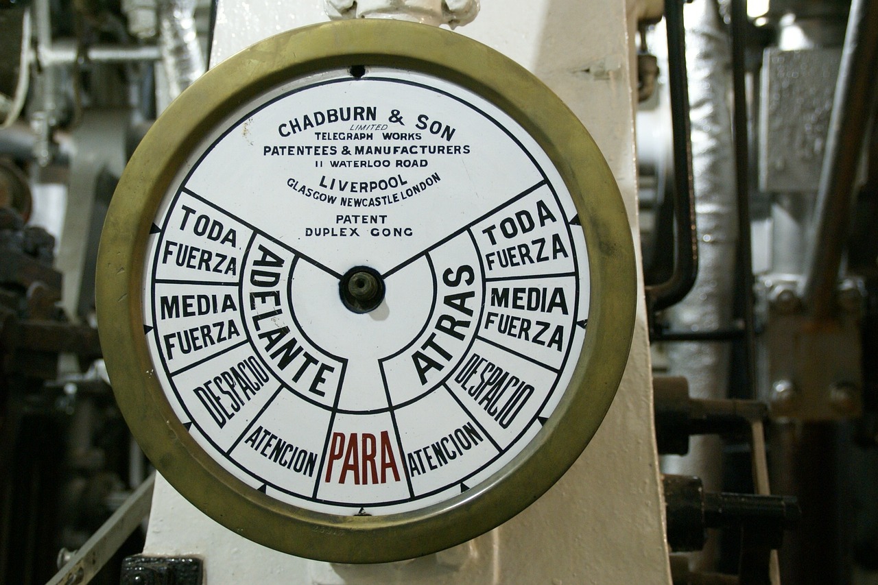 engine room ship museum free photo