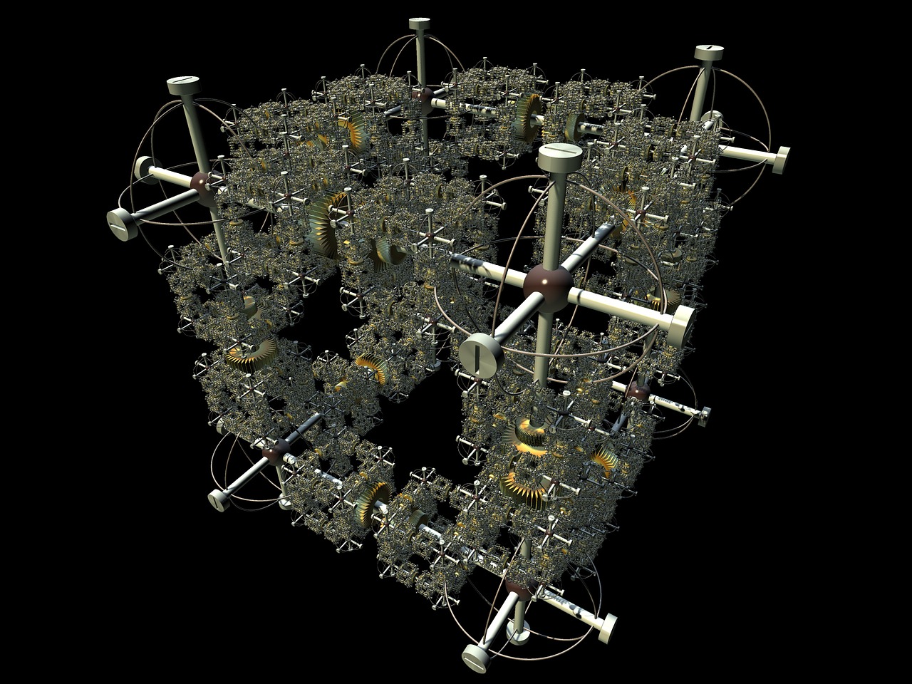 engineering 3d fractal free photo