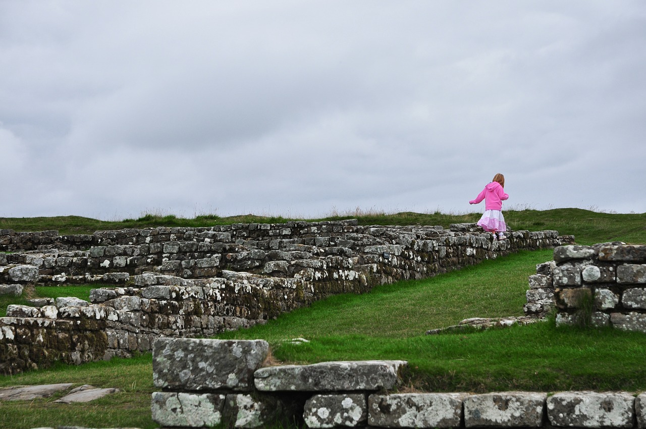 england hadrian's wall housesteads free photo