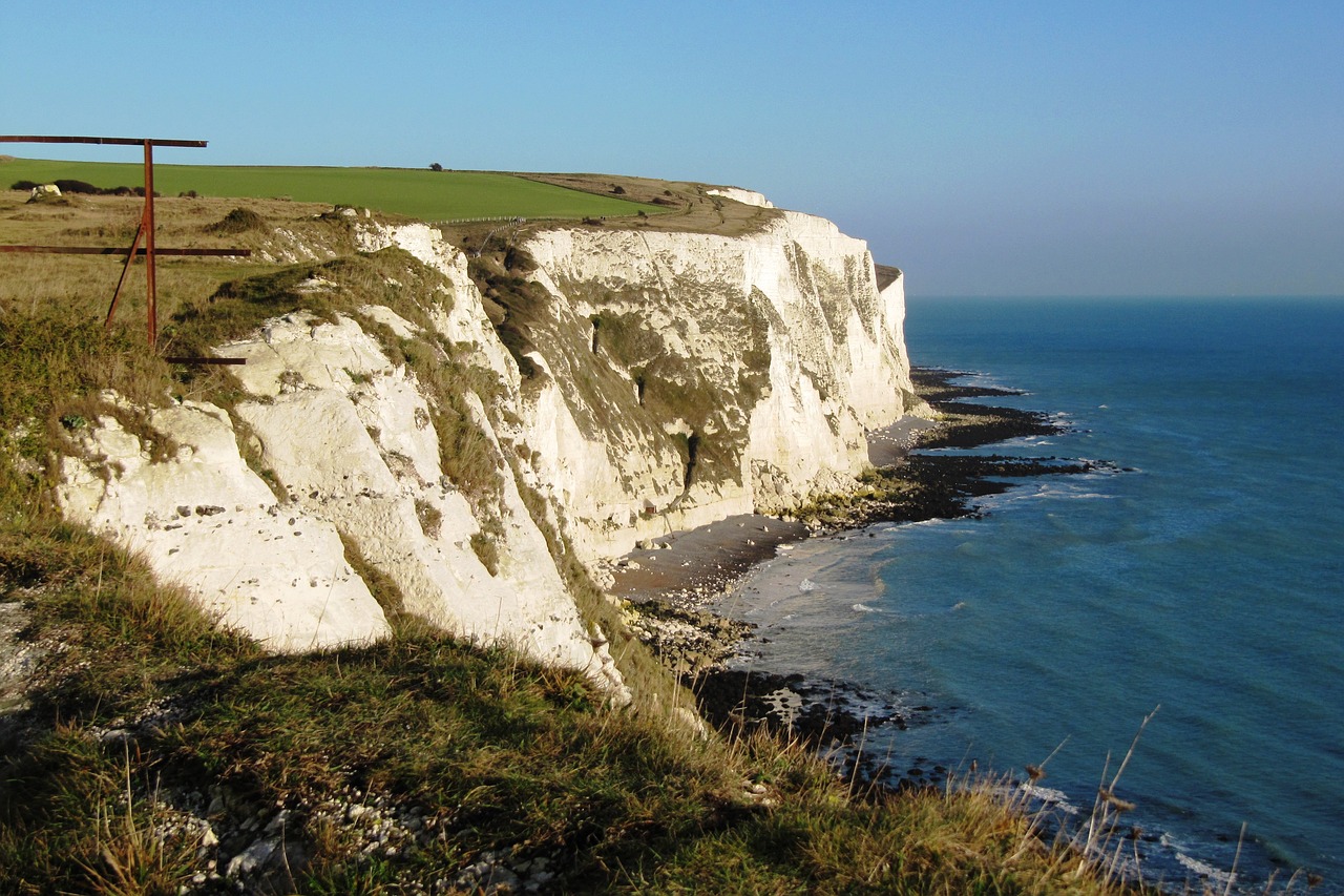 england litoral cliffs free photo