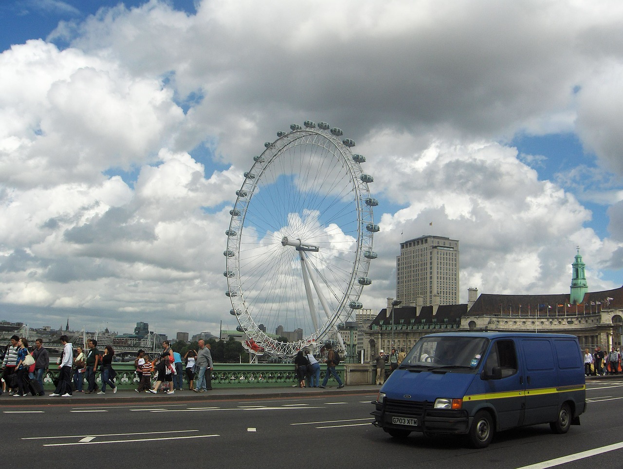 england london eye uk free photo