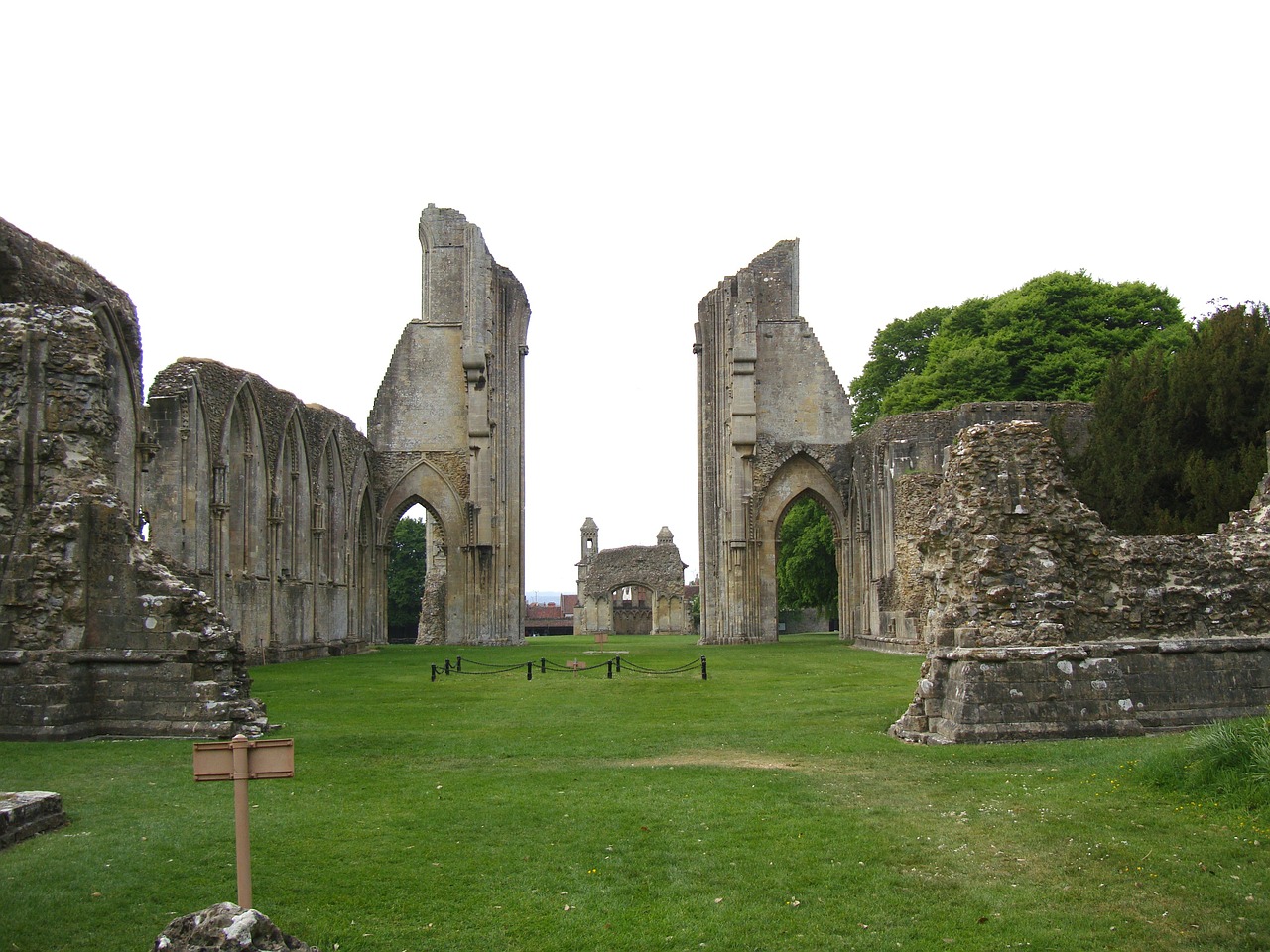 england great britain glastonbury abbey free photo