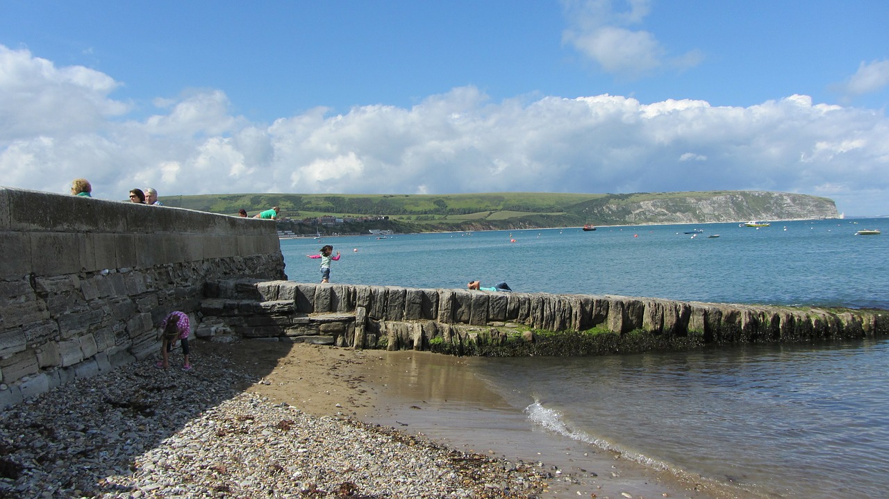 english seaside beach ocean free photo