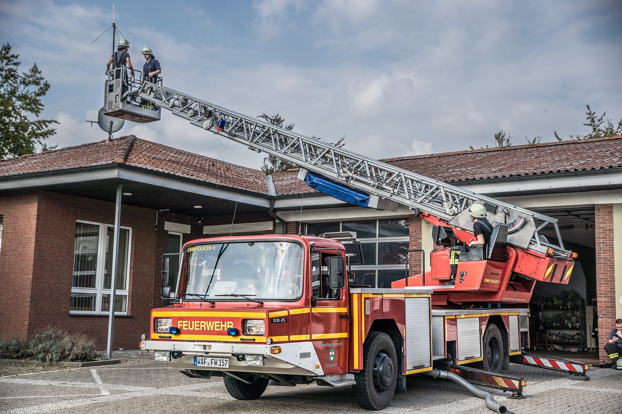 ennigerloh fire exercise free photo