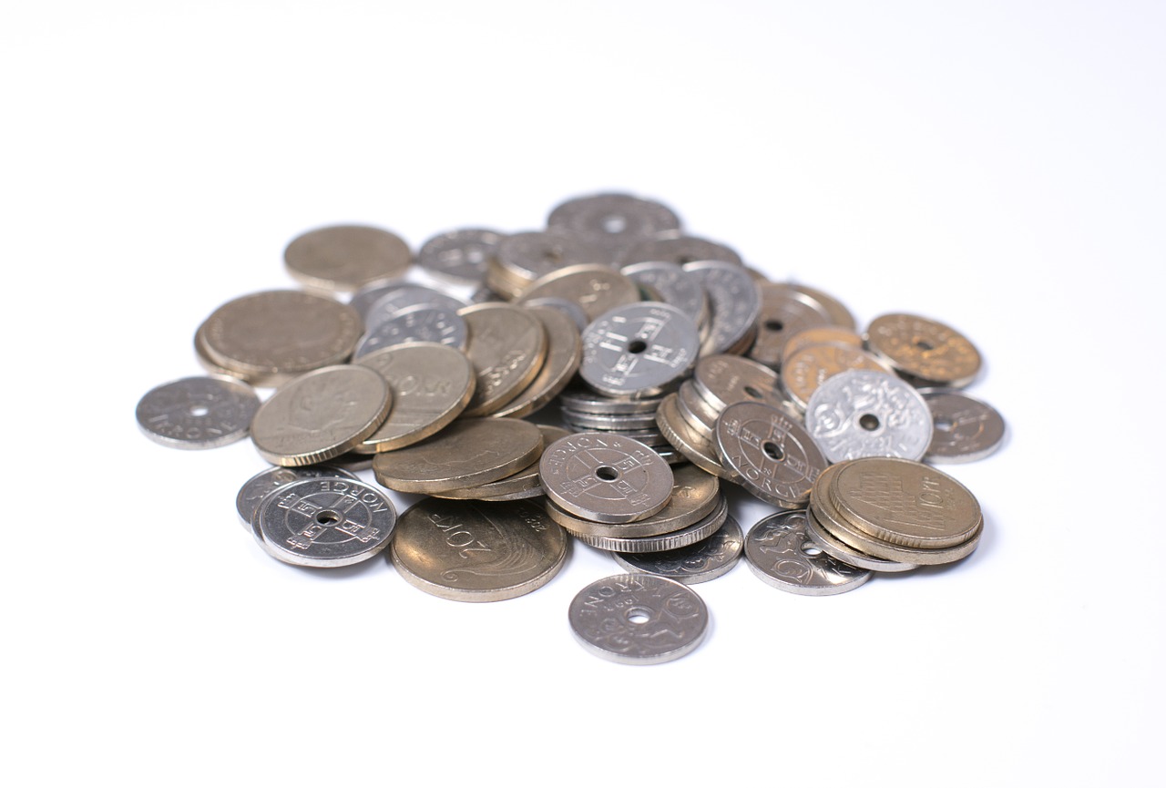 norwegian crowns coins money free photo