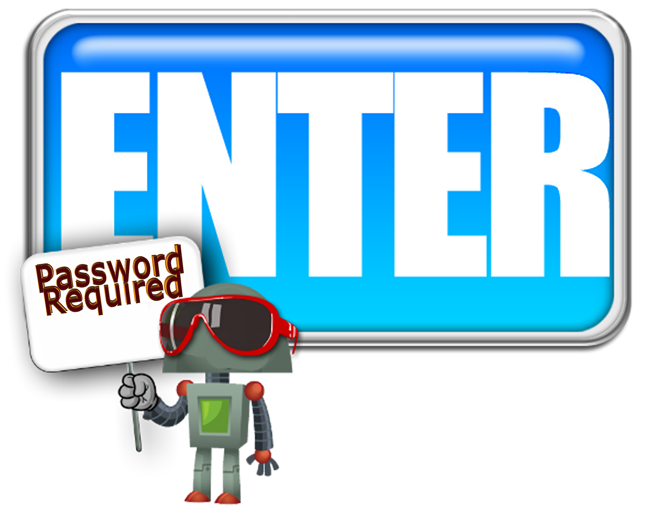 enter sign password free photo