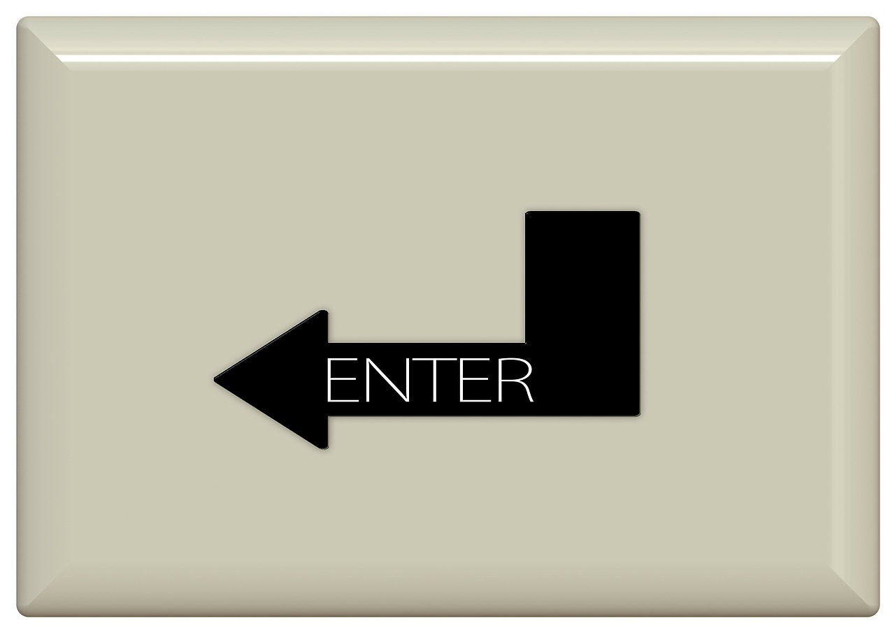 enter key button calculator free photo