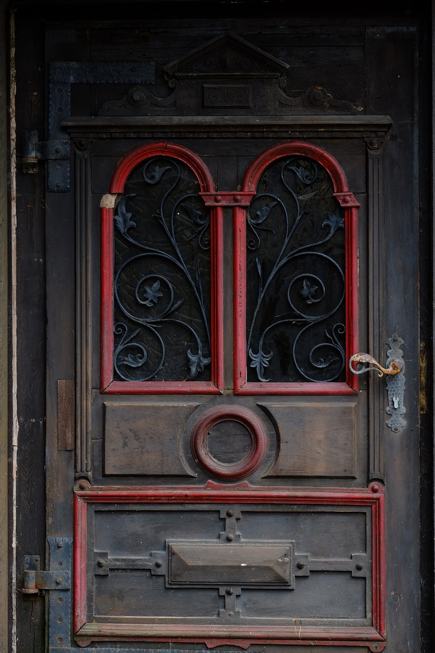 entrance door wooden door input free photo