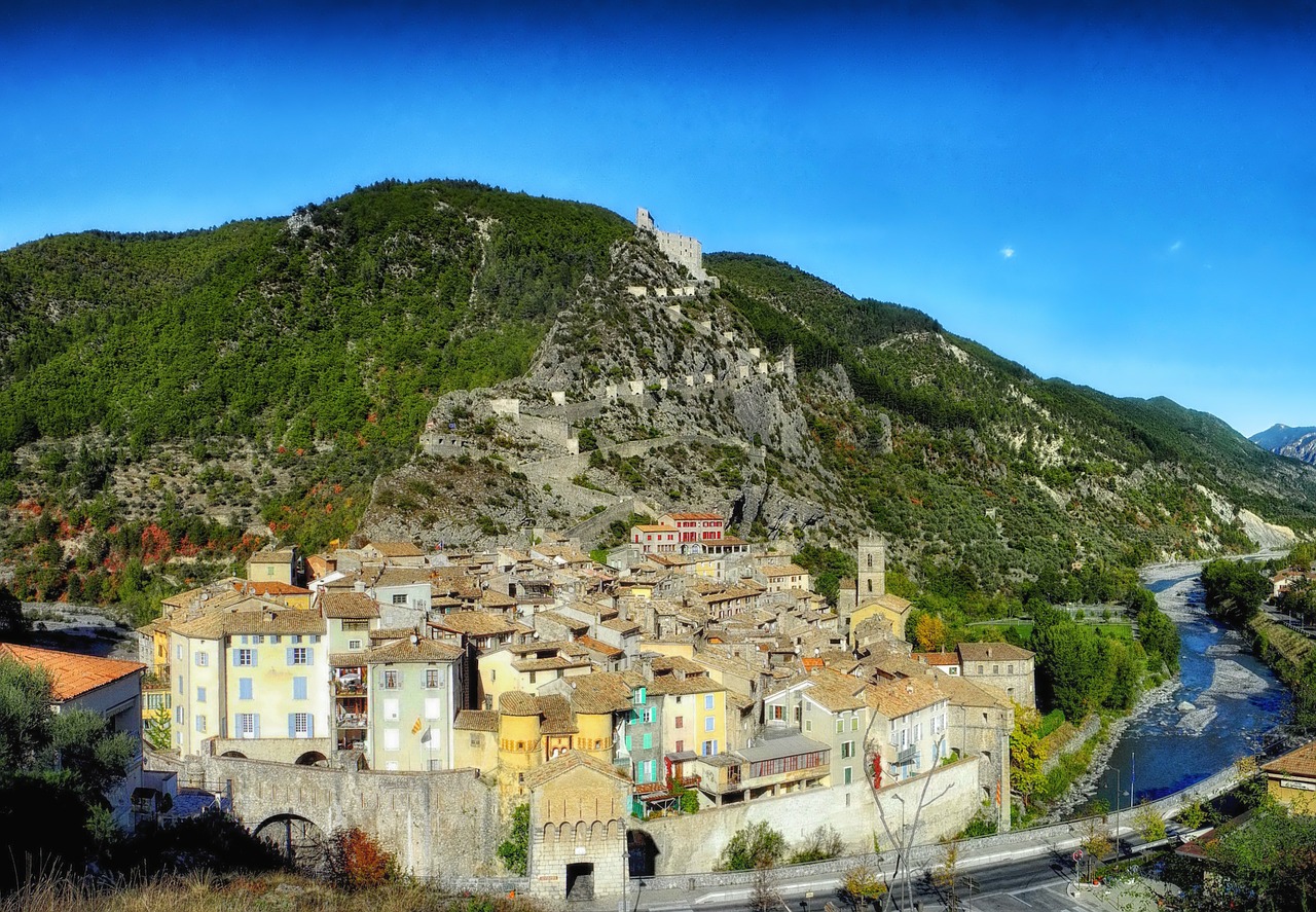 entrevaux france landscape free photo