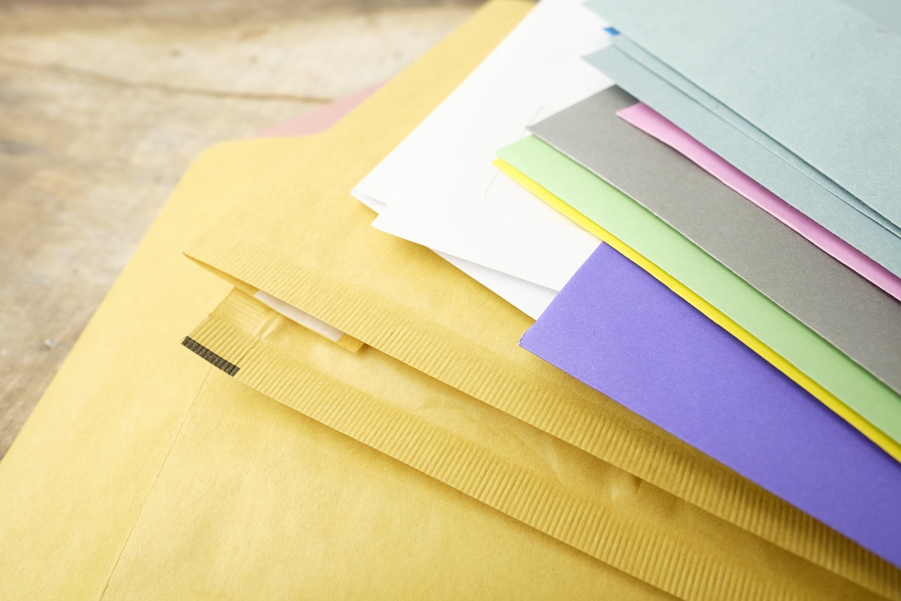 envelope stationery a lot free photo