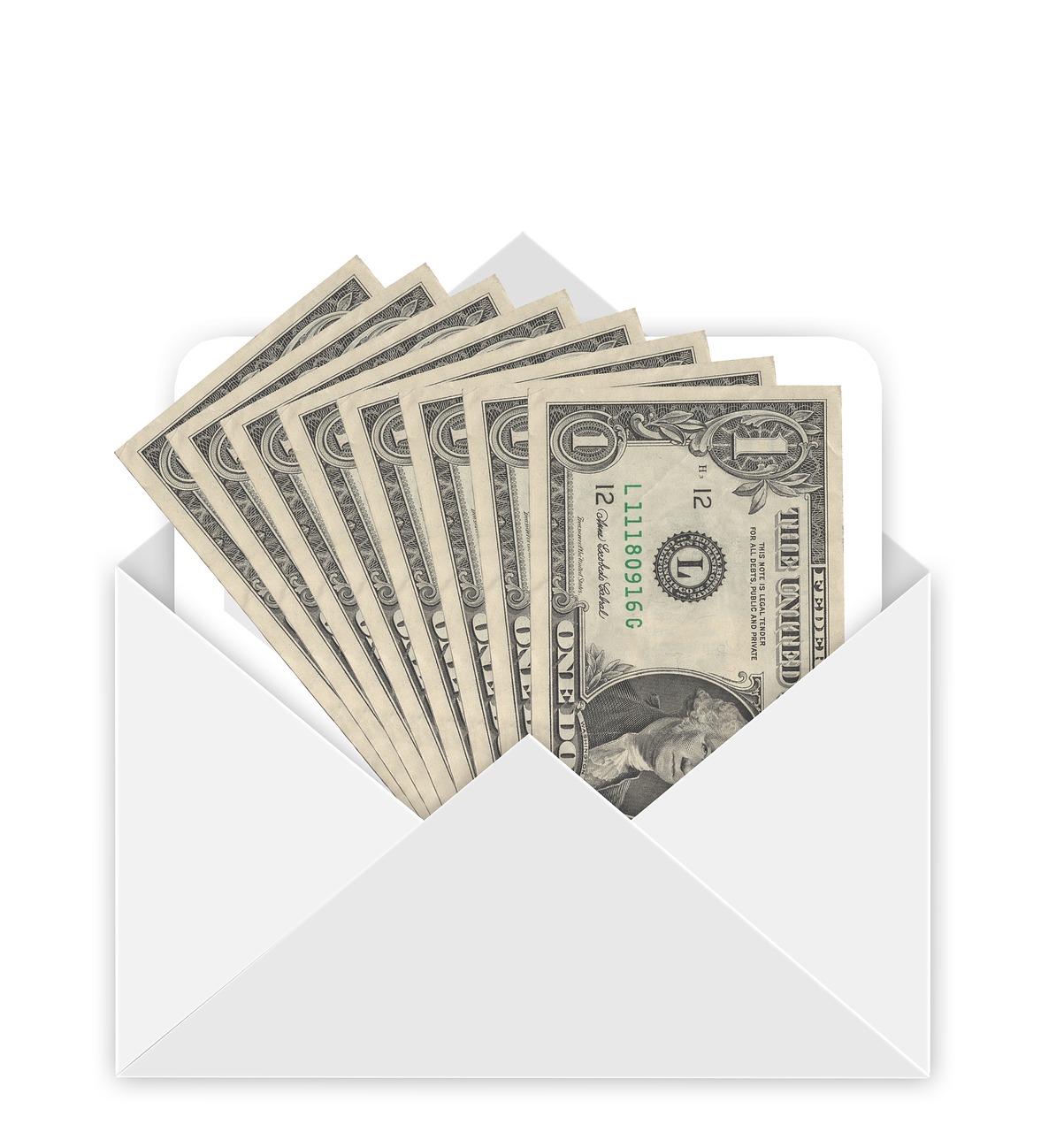 envelope  money  dollar free photo