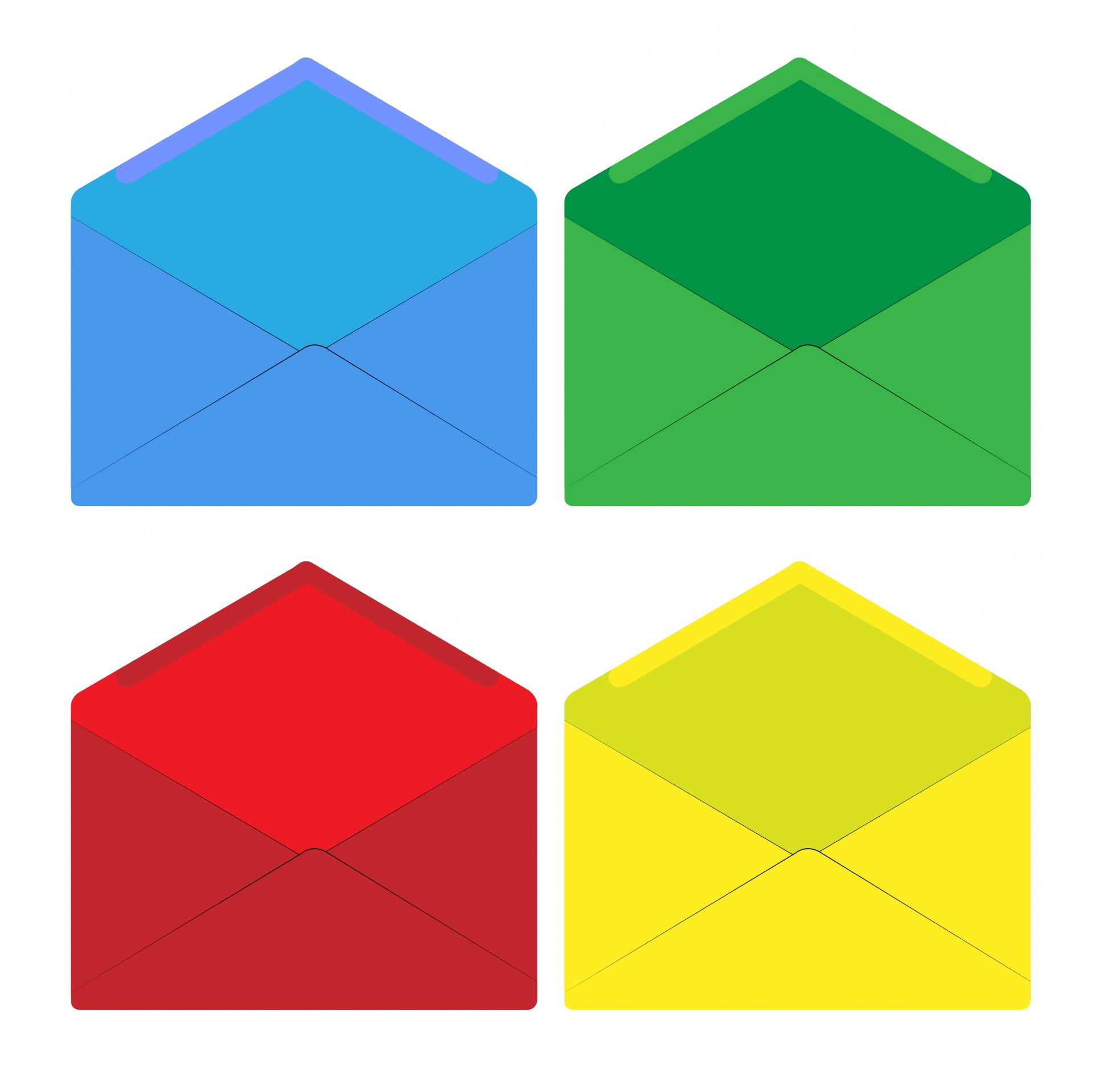 envelope envelopes colorful free photo