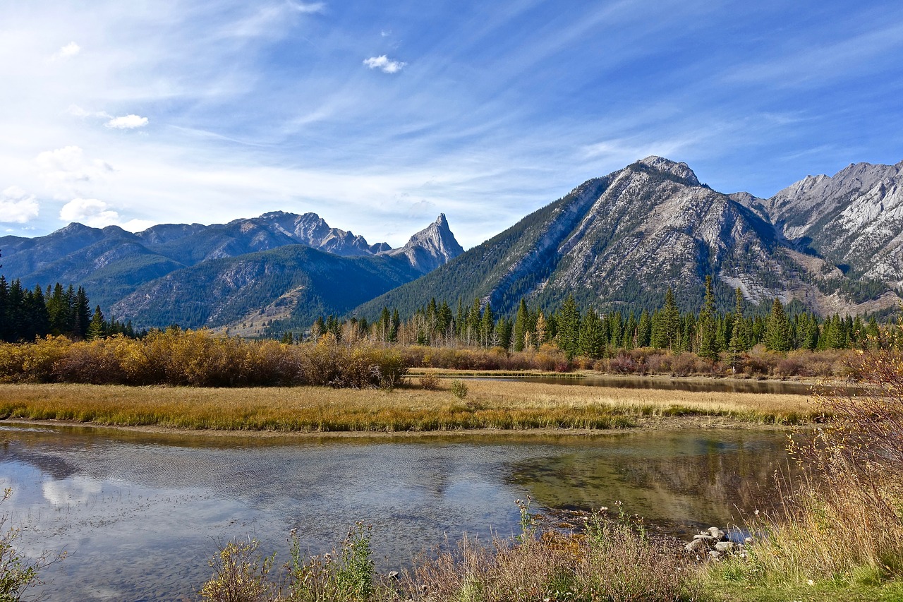 environment water mountains free photo