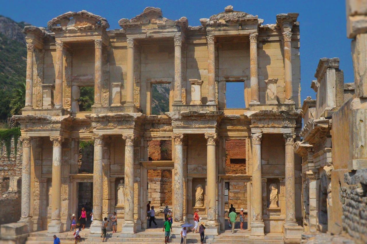 ephesus library turkey free photo