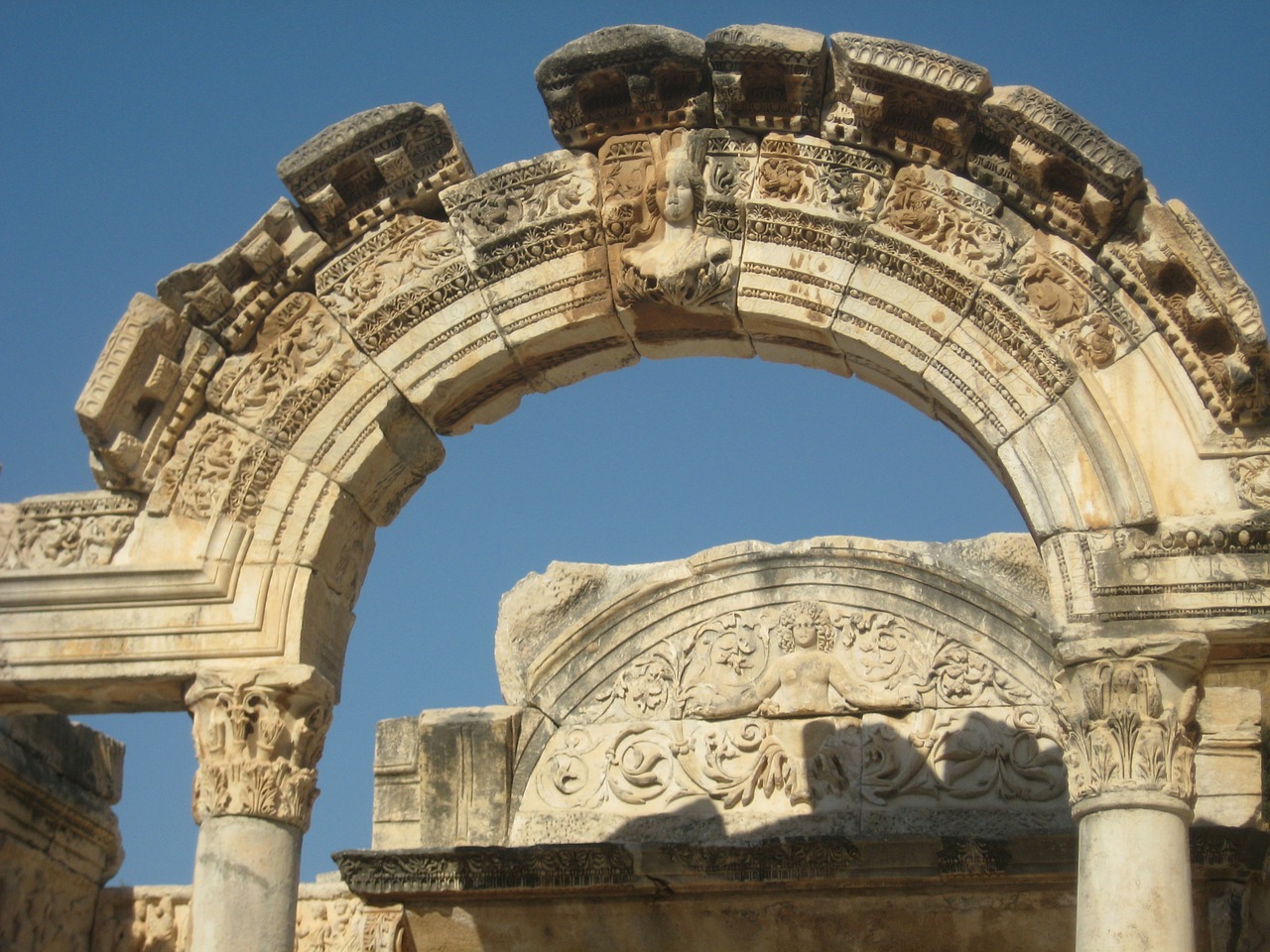 ephesus temple of artemis ancient times free photo