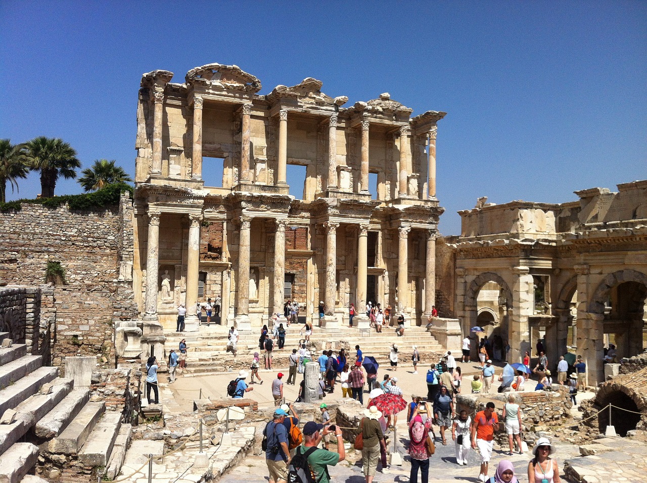 ephesus ancient times turkey free photo