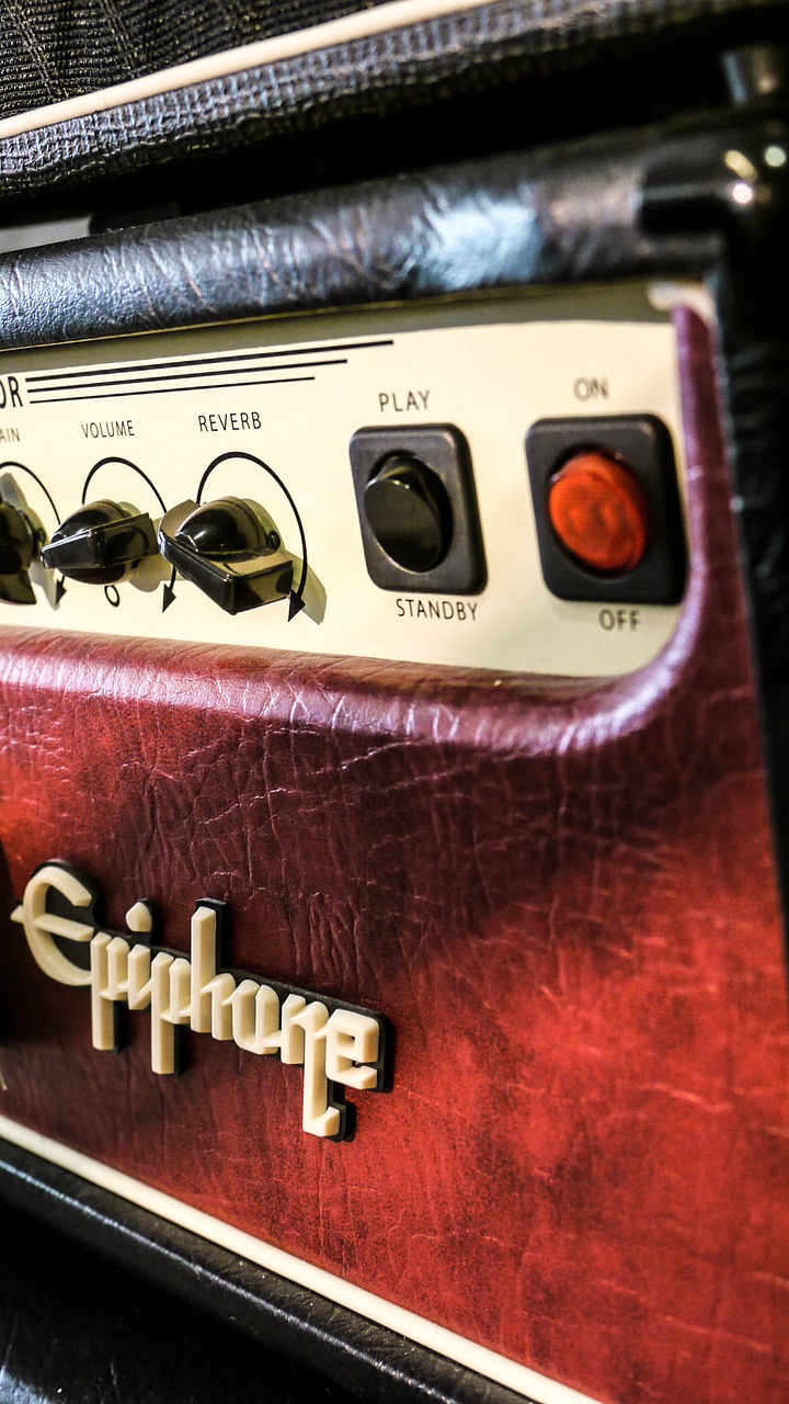 epiphone amp guitar free photo