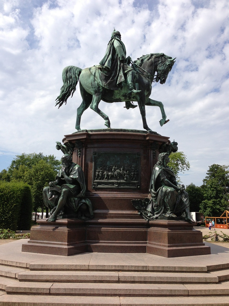 equestrian statue statue bronze free photo