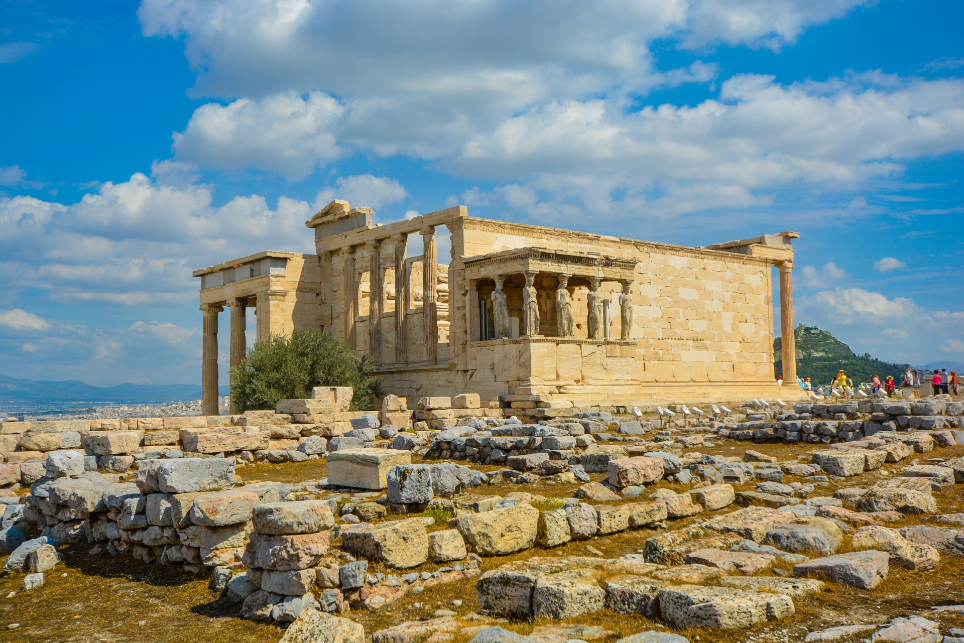 athens old temple free photo