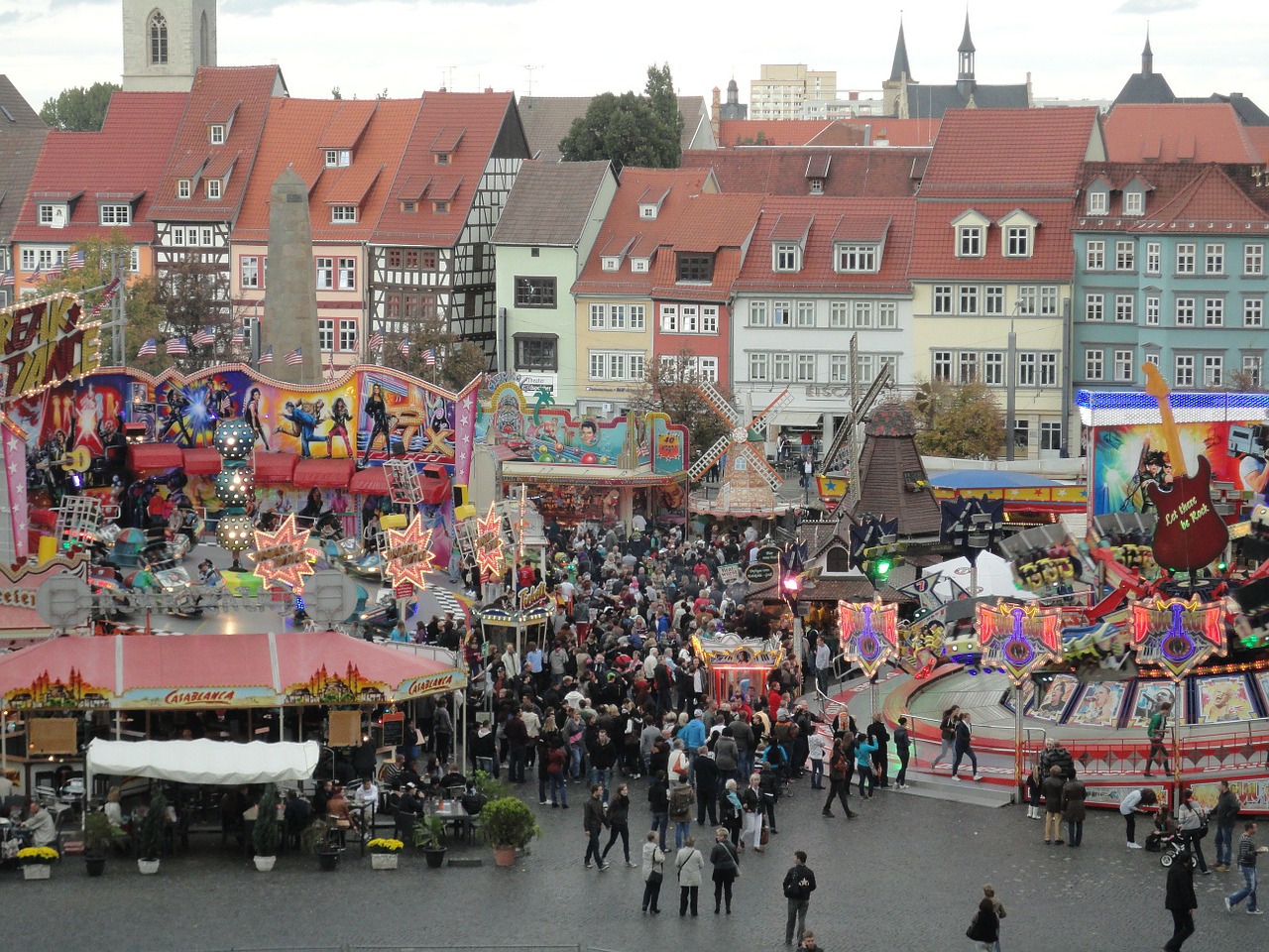 erfurt town festival folk festival free photo