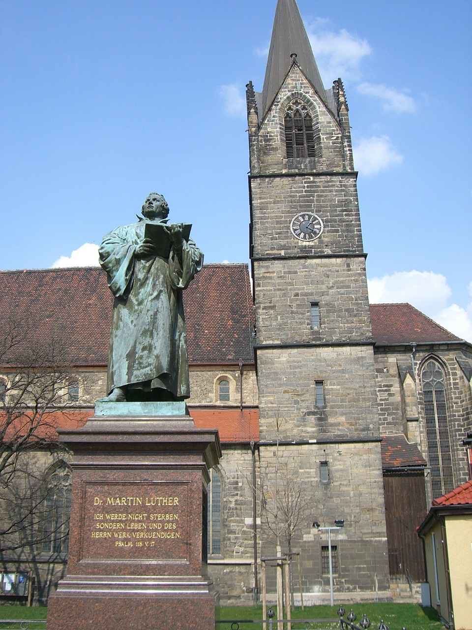 erfurt martin luther monument free photo