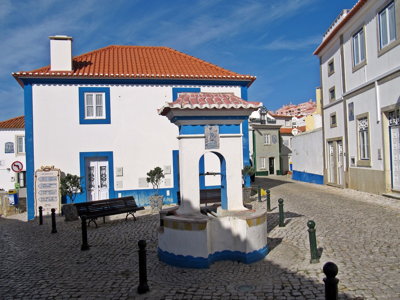 ericeira portugal old town free photo