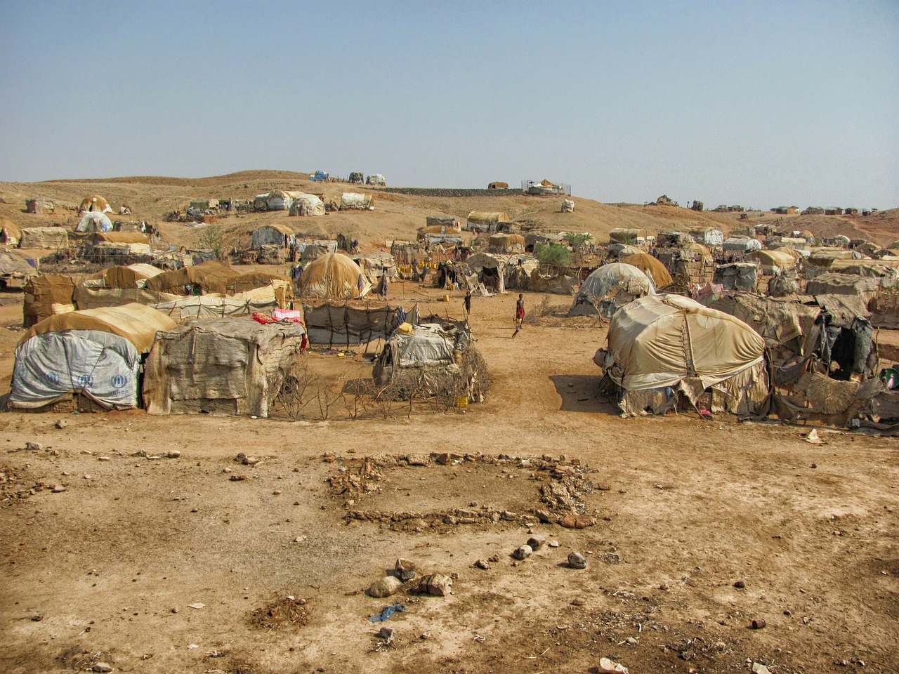 eritrea landscape tents free photo