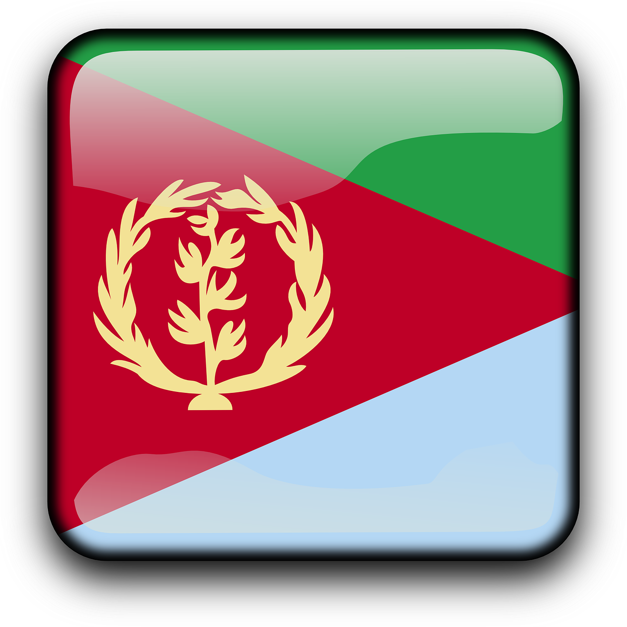 eritrea flag country free photo