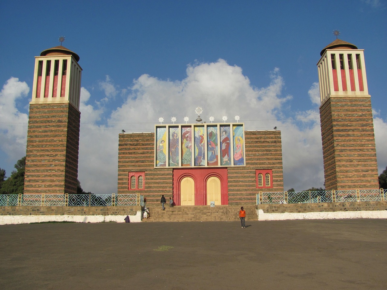 eritrea building towers free photo