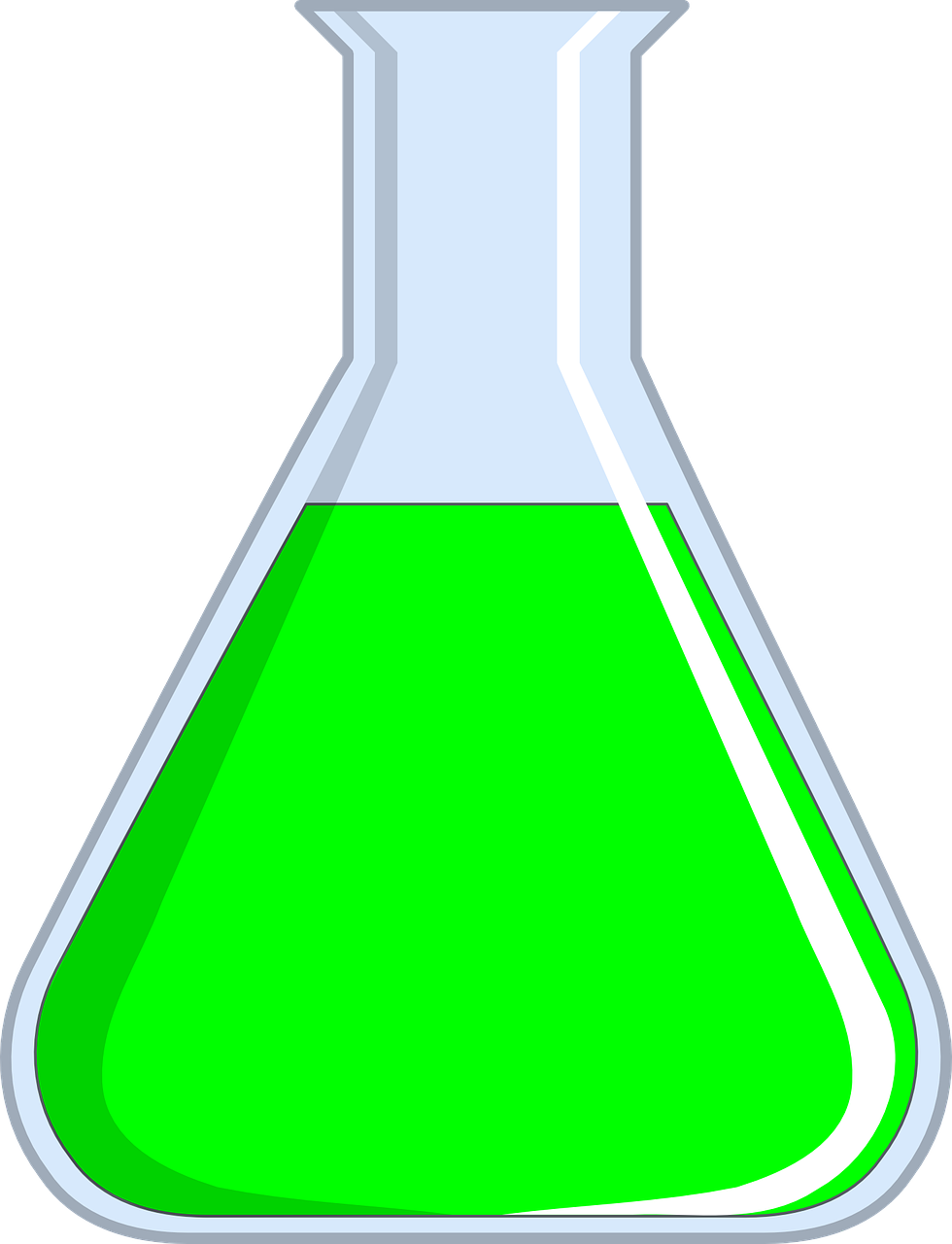 erlenmeyer flask green chemistry free photo