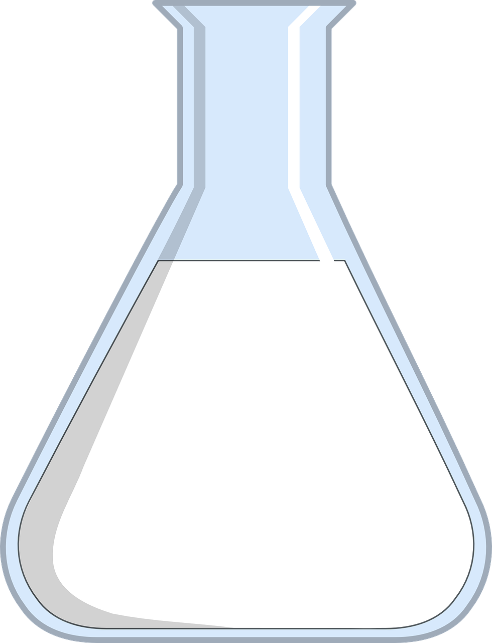 erlenmeyer flask white chemistry free photo