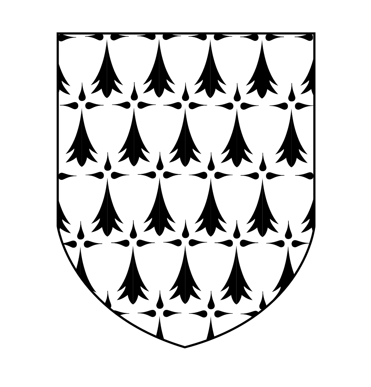 ermine heraldry coat of arms free photo