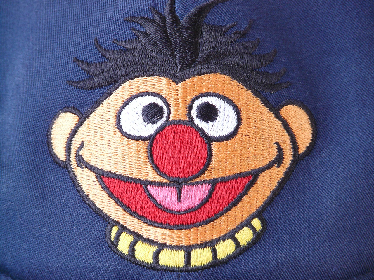 ernie,sesame street,cartoon character,funny,fun,colorful,color,laugh,eyes,mouth,red,cute,free pictures, free photos, free images, royalty free, free illustrations, public domain