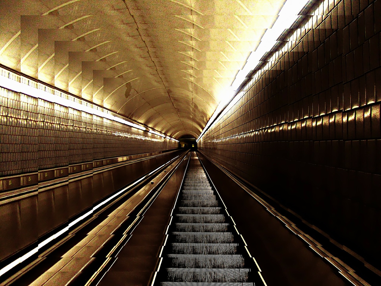 escalator stairs architecture free photo