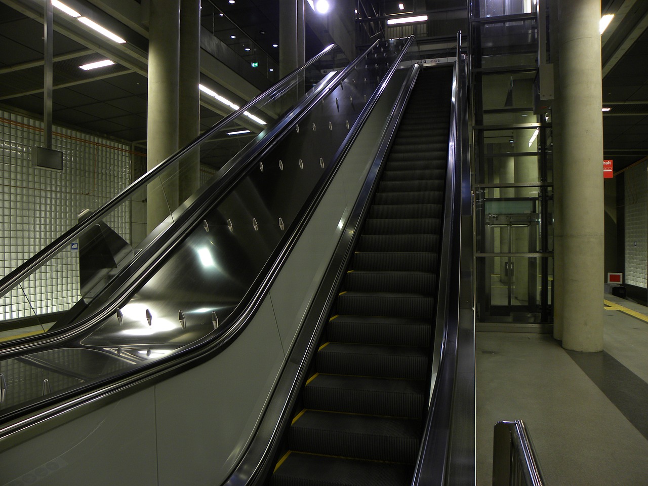 escalator metro cologne free photo