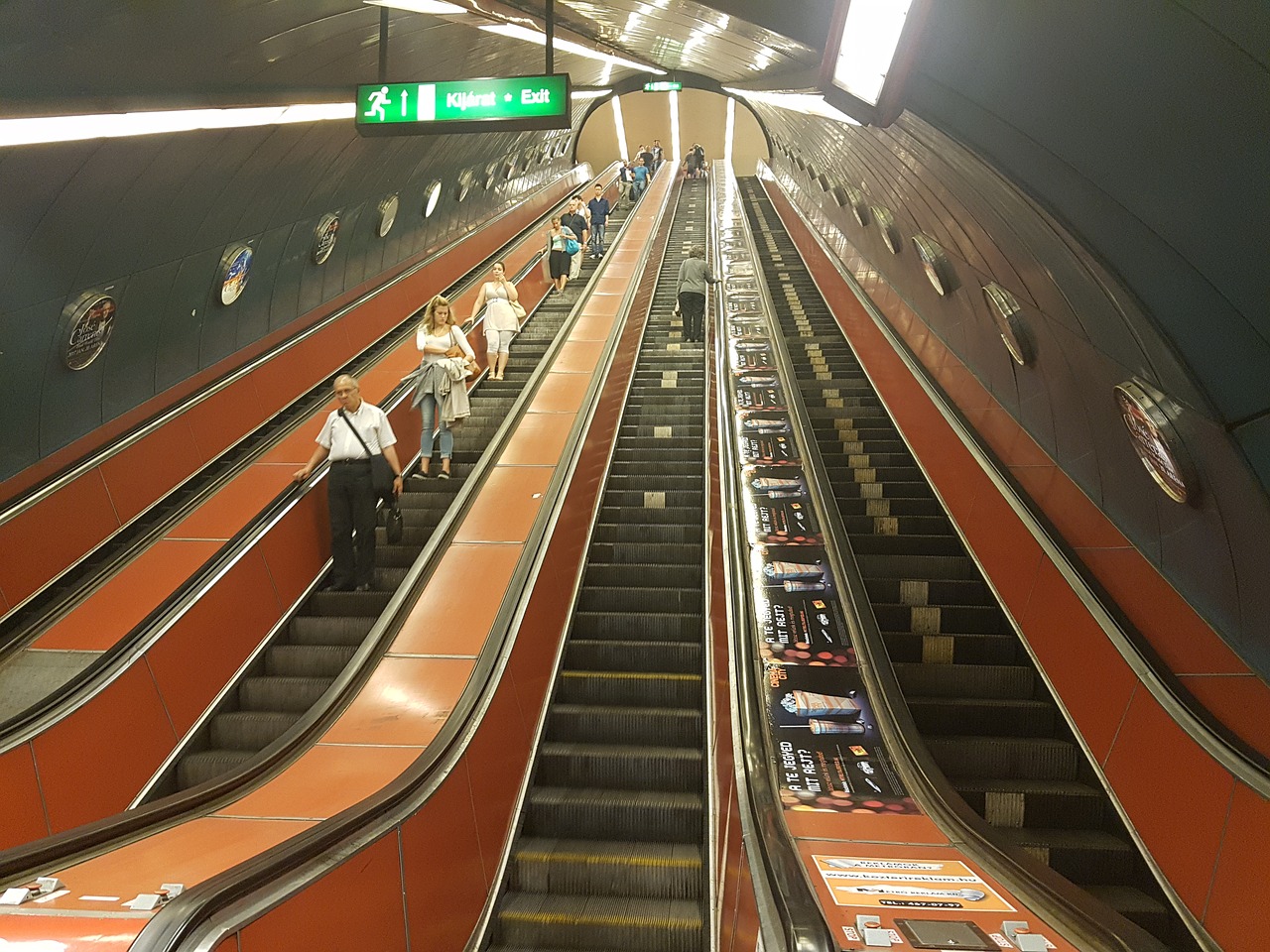 escalator stairs metro free photo