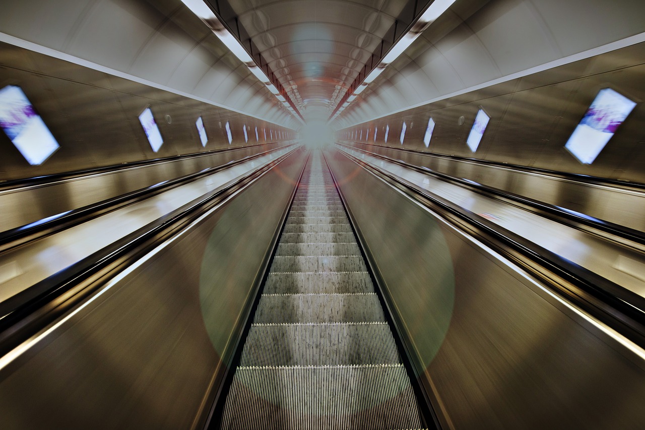 escalator stairs stairway free photo