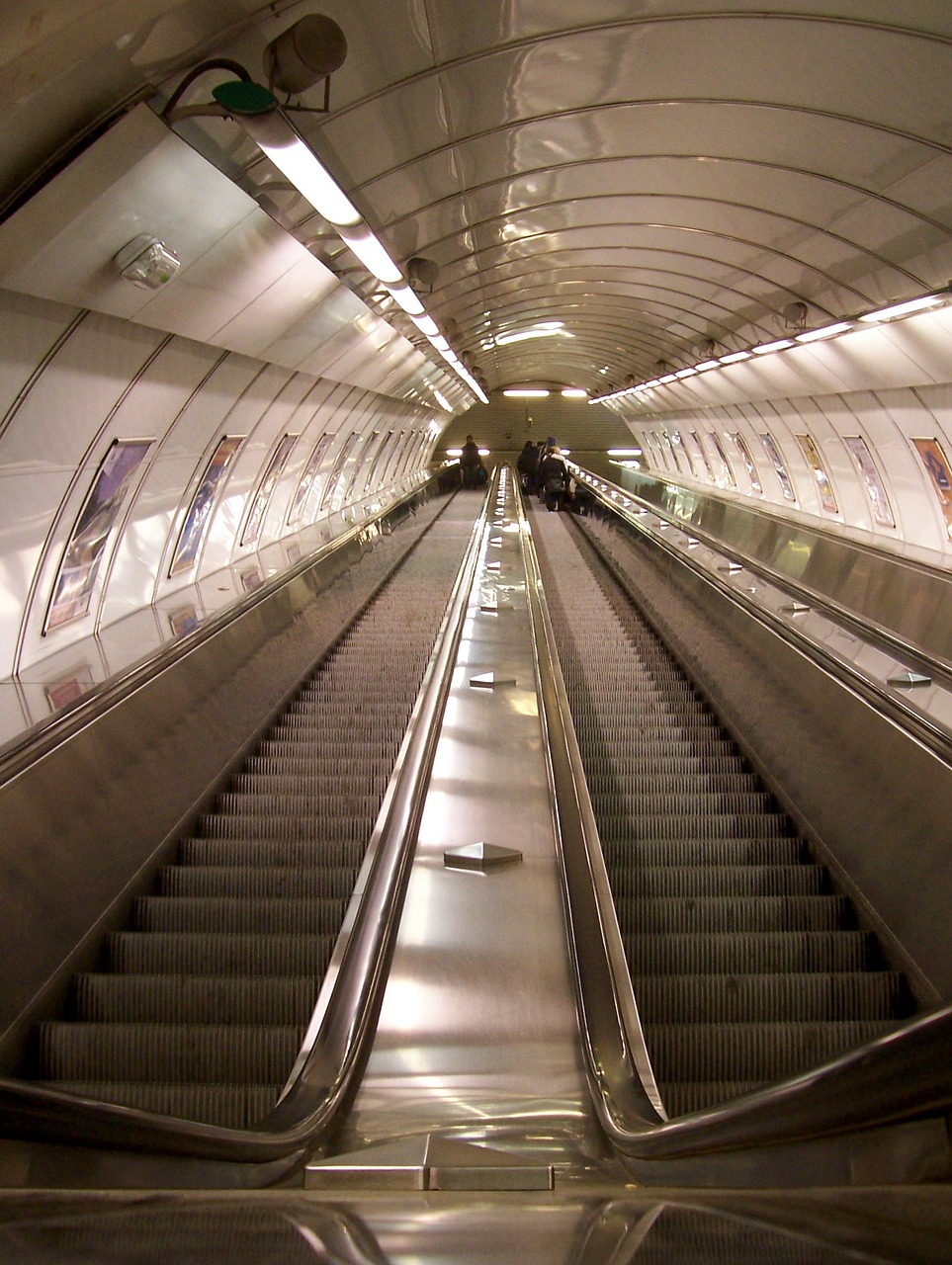 escalator railway station metro free photo