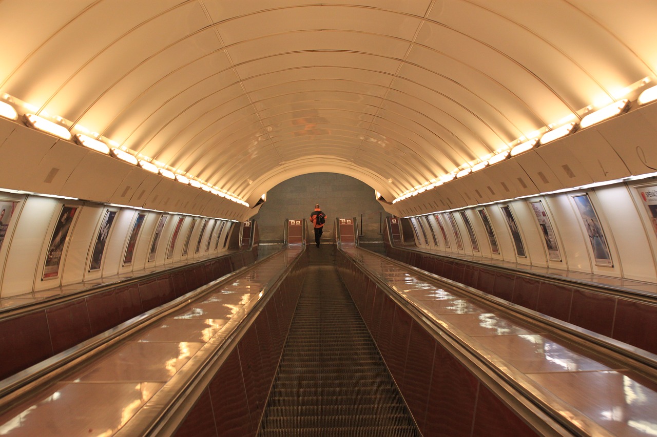 escalator  stairs  metro free photo