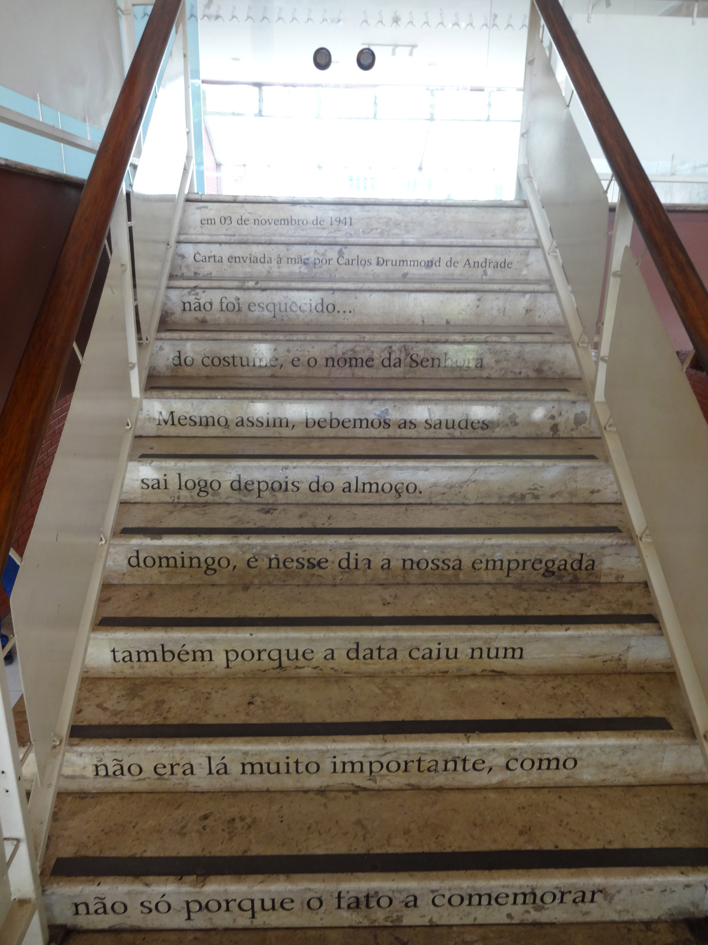 museum carlos drummond de andrade stairs free photo