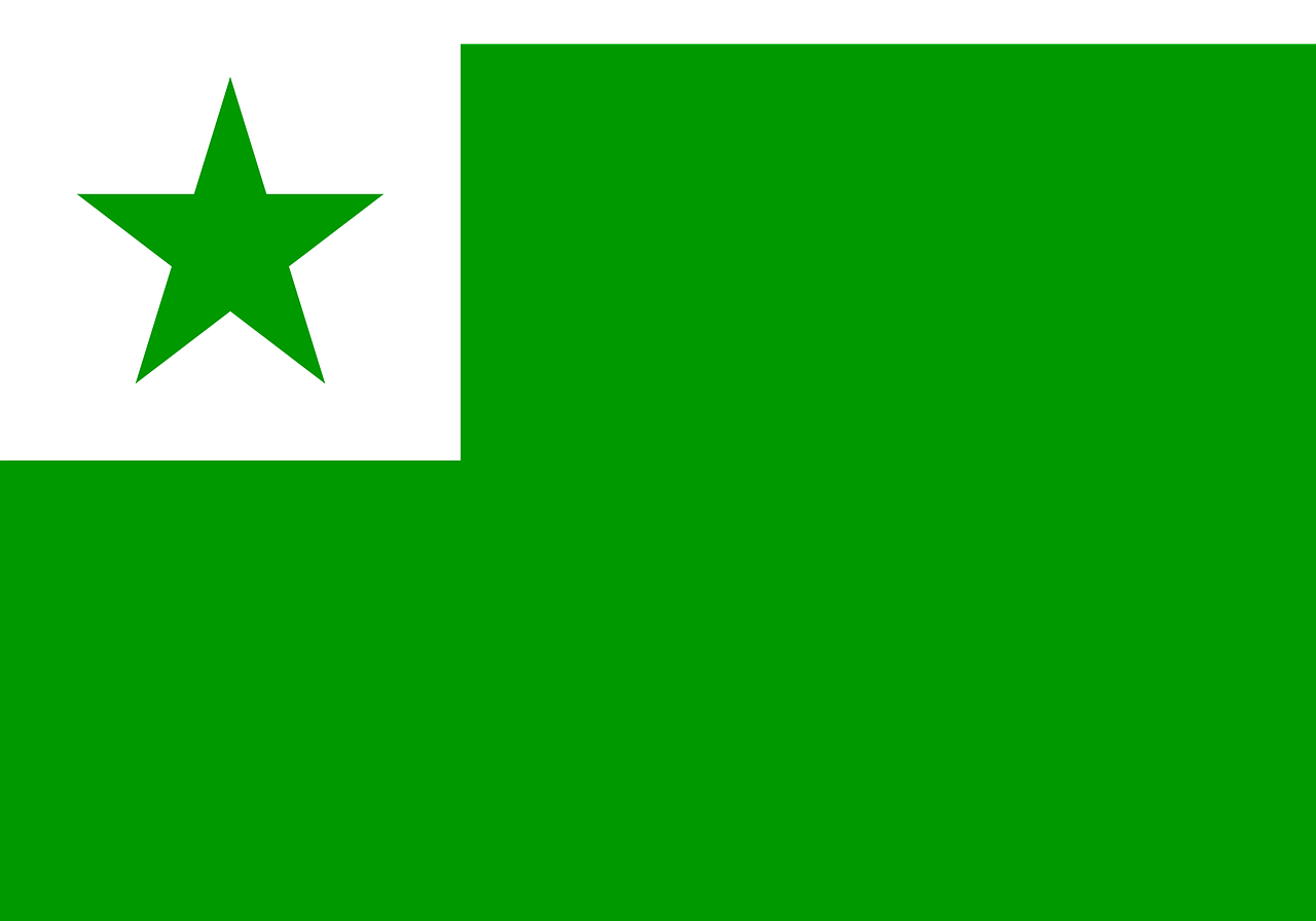 esperanto flag green free photo