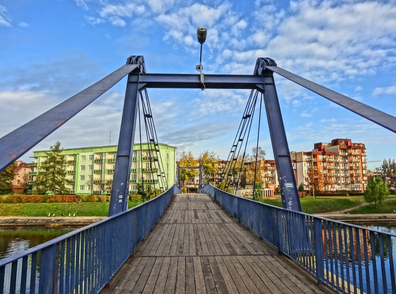 esperanto footbridge brda crossing free photo