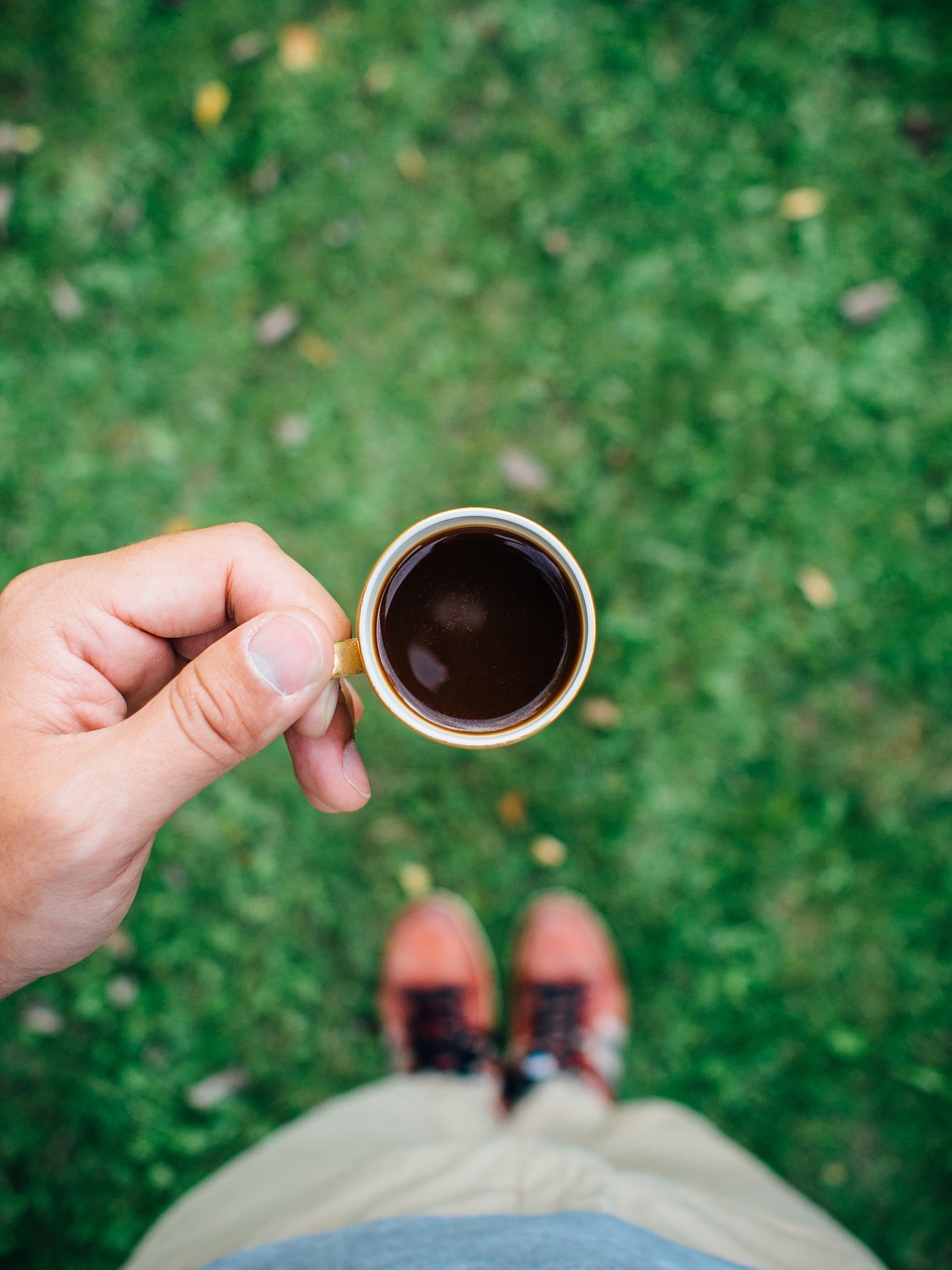 espresso coffee hands free photo